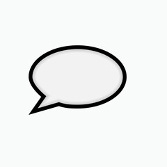 Bubble Speech Icon. Talk, Chat Illustration. Applied as Trendy Symbol for Design Elements, Websites, Presentation and Application -  Vector.