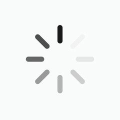 Buffering Icon. Wait, On Going. Processing, Delay Symbol - Vector.