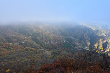 Climbing  Mount Arafune, Gunma, Japan