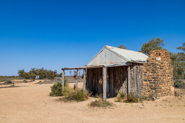 Shepherd's hut in remote South Australia
