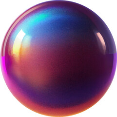 Sphere Colorful Reflective Metallic Ball Circle