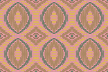 African Ikat floral paisley embroidery on white background.geometric ethnic oriental pattern traditional.Aztec style abstract vector illustration.design for texture,fabric,clothing,wrapping,carpet.