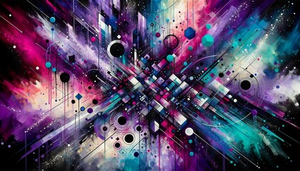 abstract background with circles