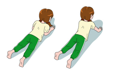 腕立て伏せをする人