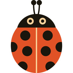 Obraz premium A ladybug in autumn