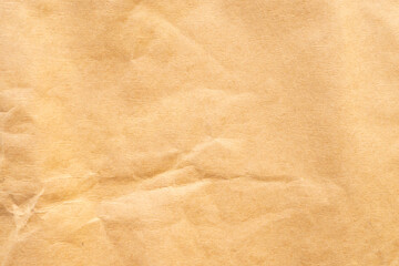 Abstract crumpled and creased recycle brown paper texture background