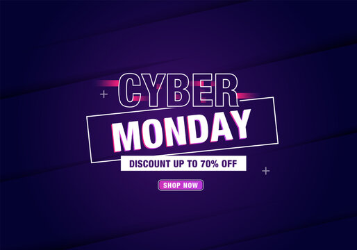 Gradient futuristic Cyber Monday background