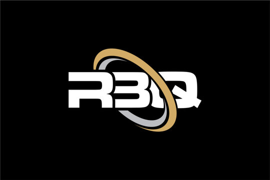 RBQ creative letter logo design vector icon illustration