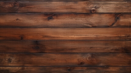 Naklejka premium Brown rustic planks wood wall texture background with rustic charm and natural grain pattern. 