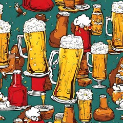 Beer Cartoon Background and Wallpaper Very Cool	
