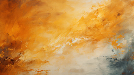 Paint Brush Watercolor Painting Yellow Abstrct Backfround