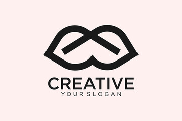 Lips icon or logo isolated sign symbol vector illustration - high quality black style vector icons