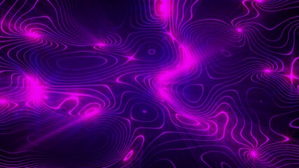Abstract purple loop background, abstract wavy background, shiny lines loop background, abstract purple background