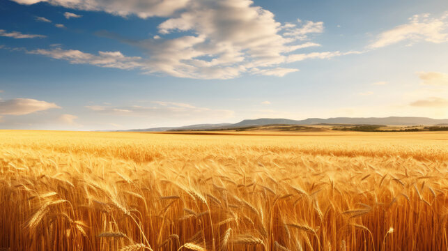 Image of America's golden sustaining wheat fields
