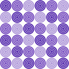 Purple circle pattern. Circle vector seamless pattern. Decorative element, wrapping paper, wall tiles, floor tiles, bathroom tiles.