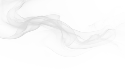 Fotobehang white grey smoke vapor swirls and shapes texture transparent background PNG graphic resource © Gajus