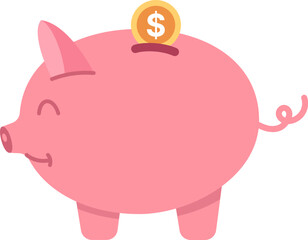 Piggy Bank Illustration
