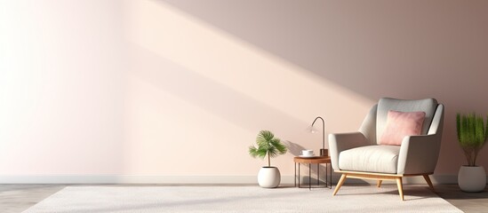 copy space image on isolated background carpet for interior decoration rendered in CGI