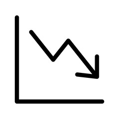 Decrease Icon Vector Symbol Design Illustration