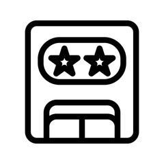 Police Station Icon Vector Symbol Design Illustration