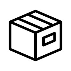 Package Icon Vector Symbol Design Illustration