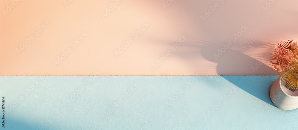 Poster copy space image on isolated background carpet for interior decoration rendered in cgi