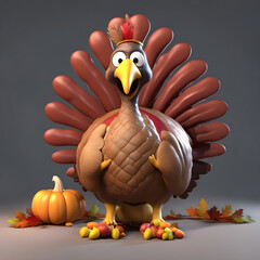 thanksgiving monster turkey cute pie