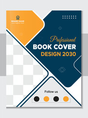 Modern Vector abstract Book Cover Design Template