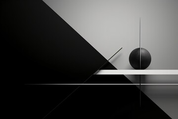Abstract geometric black and white premium wallpaper designs