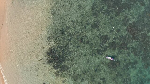 Kayaking in clear water