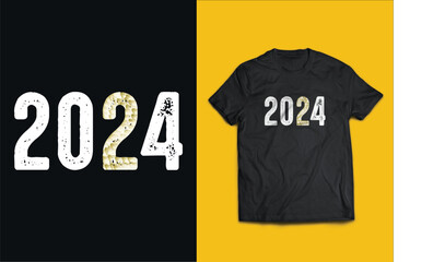 New Year 2024  T-Shirt Design