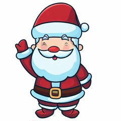 santa claus with a bag