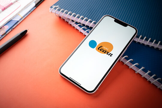 West Bangal, India - july 5, 2023 : Scikit learn ai logo on phone screen stock image.
