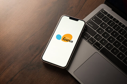 West Bangal, India - july 5, 2023 : Scikit learn ai logo on phone screen stock image.