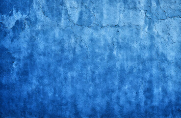 Blue shabby wall background. Old blue cement wall background. Generative AI. Generative AI