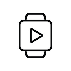 Video movie film vector icon