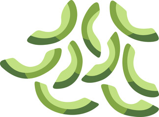 Avocado icon illustration