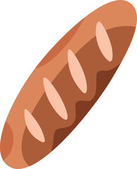 Baguette icon illustration