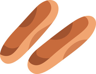 Breadstick icon illustration