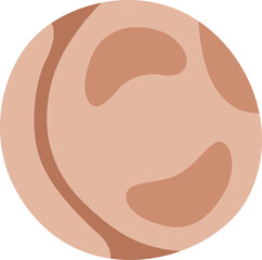 Pita bread icon illustration