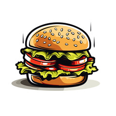 Cheeseburger vector