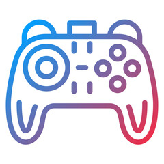 Vector Design Game Controller Icon Style