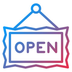 Vector Design Open Tag Icon Style