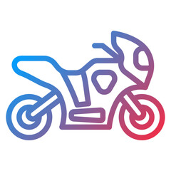 Vector Design Motorbike Icon Style