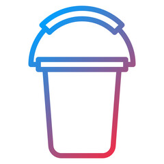 Vector Design Pail Icon Style