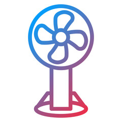 Vector Design Stand Fan Icon Style