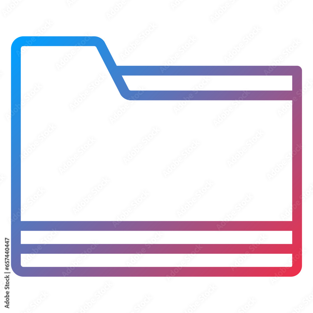 Poster vector design folder icon style