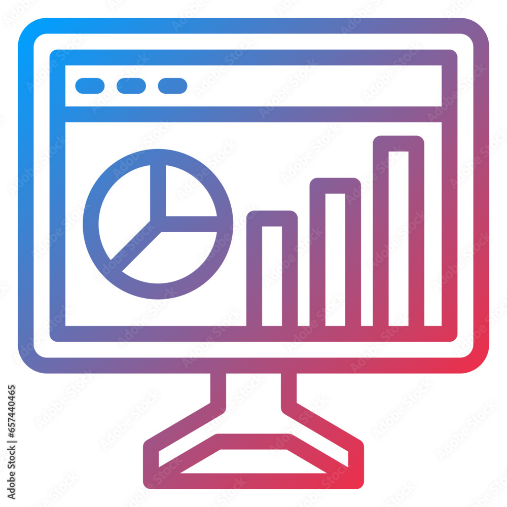 Poster vector design website dashboard icon style