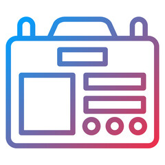 Vector Design Back Camera Icon Style