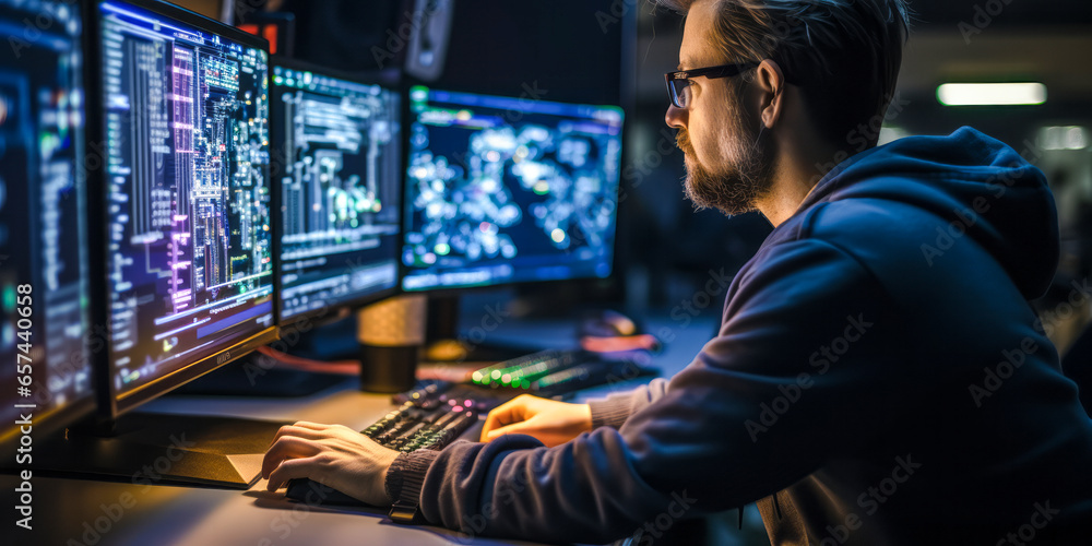 Poster portrait of computer systems engineer-architect. design & develop solutions to complex applications 